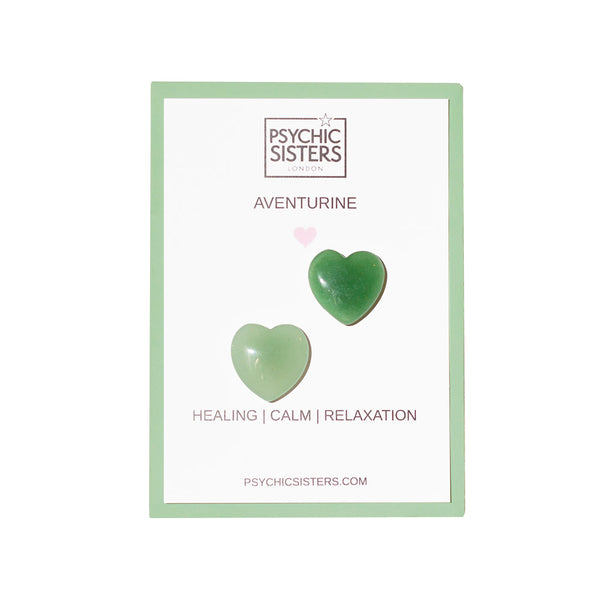psychic sisters Aventurine Gemstone Card