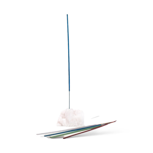 Psychic Sisters Clear Quartz Incense Holder Set