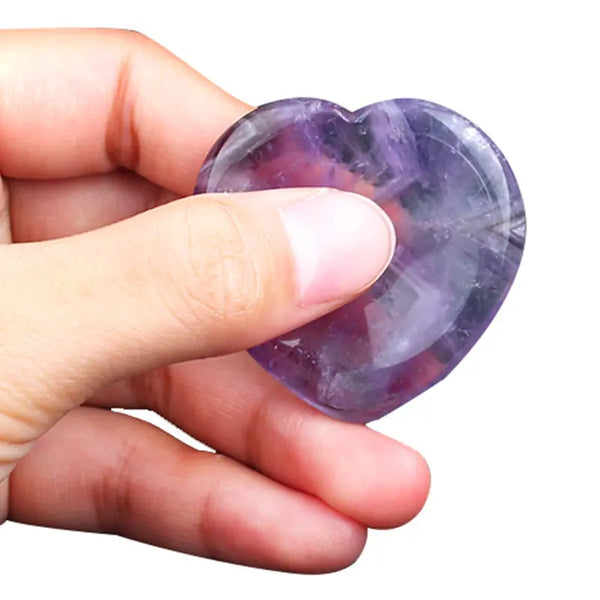 Psychic Sisters Crystal Heart Worry Stone
