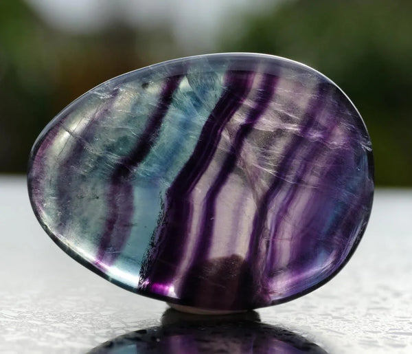 Psychic Sisters Fluorite Worry Stone