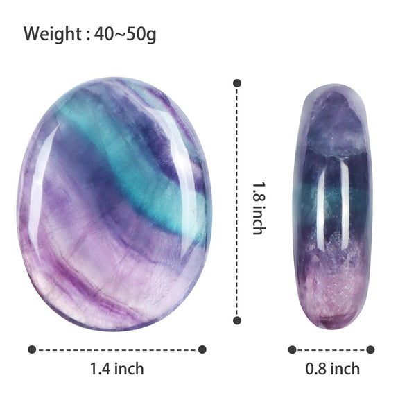 Psychic Sisters Fluorite Worry Stone