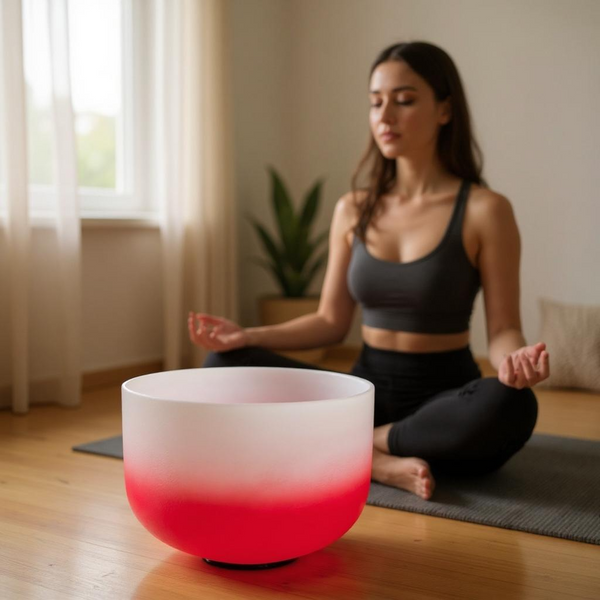 Psychic Sisters Red 12” Crystal Singing Bowl