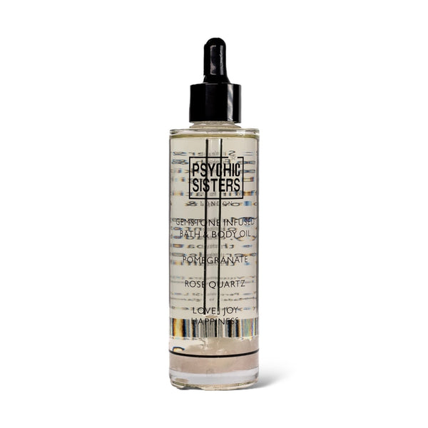 psychic sisters Rose Quartz Body Oil