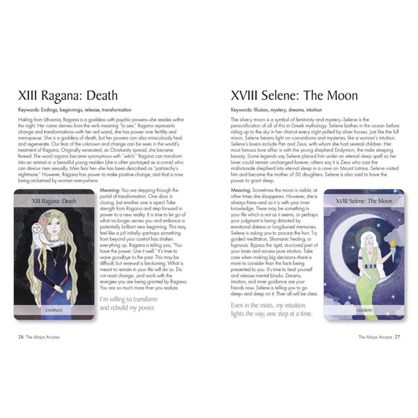 Psychic Sisters The Mythic Goddess Tarot By Jayne Wallace