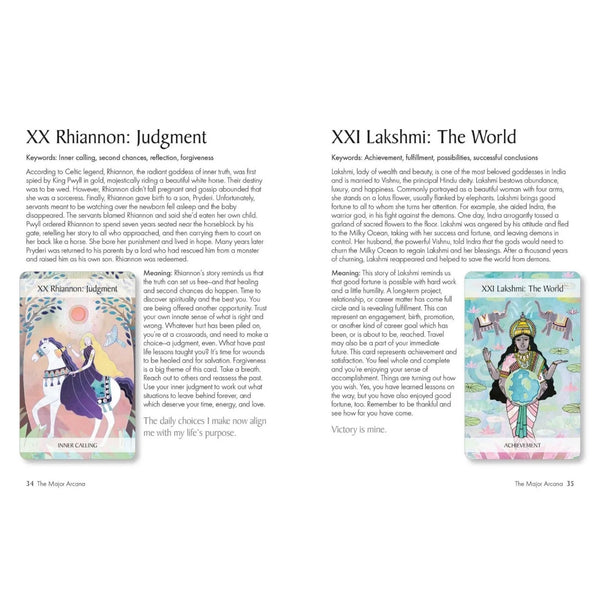 Psychic Sisters The Mythic Goddess Tarot By Jayne Wallace