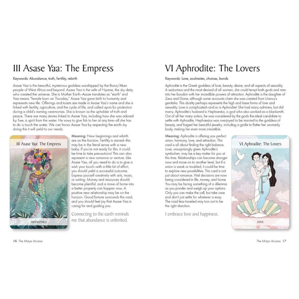 Psychic Sisters The Mythic Goddess Tarot By Jayne Wallace