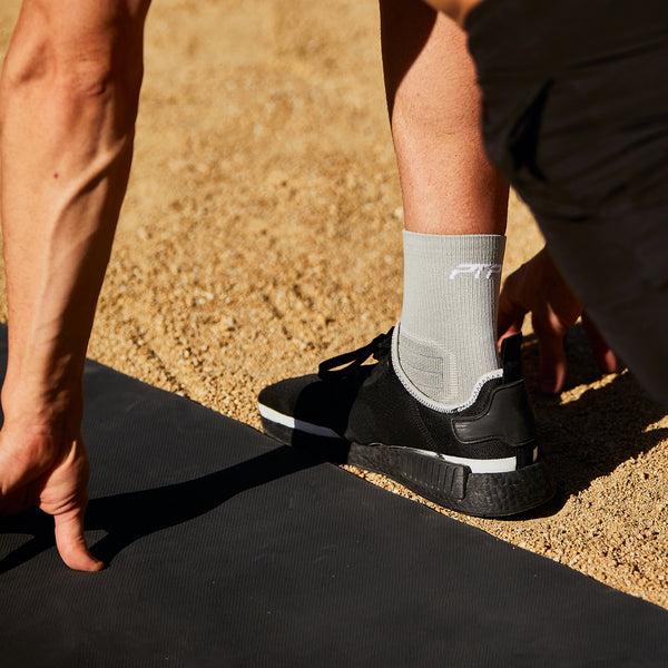 Ptp PTP TRAINING CREW SOCKS SILVER