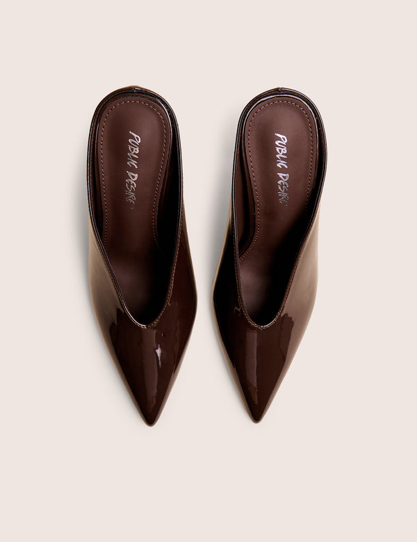 Public Desire Elixr Chocolate Patent Court High Heels