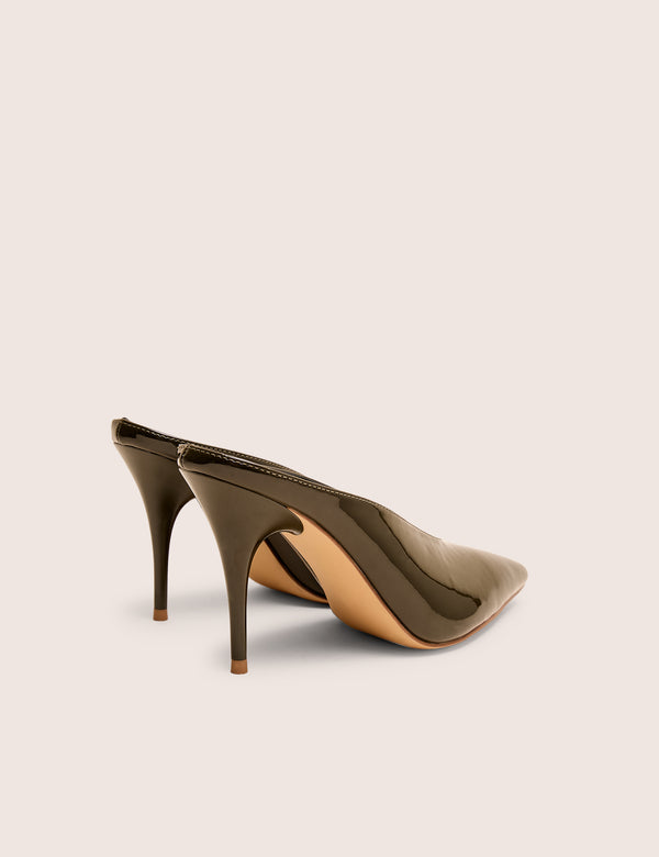 Public Desire Elixr Green Patent Court High Heels