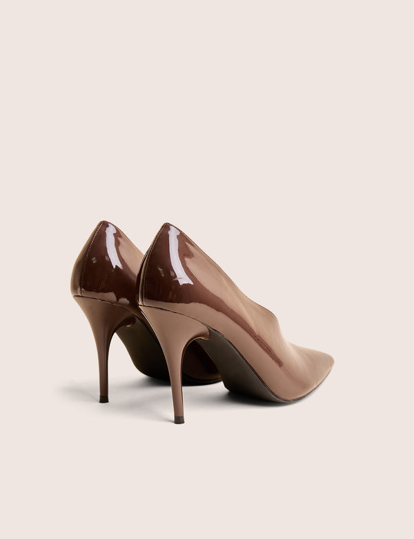 Public Desire Sedona Brown Patent Court High Heels