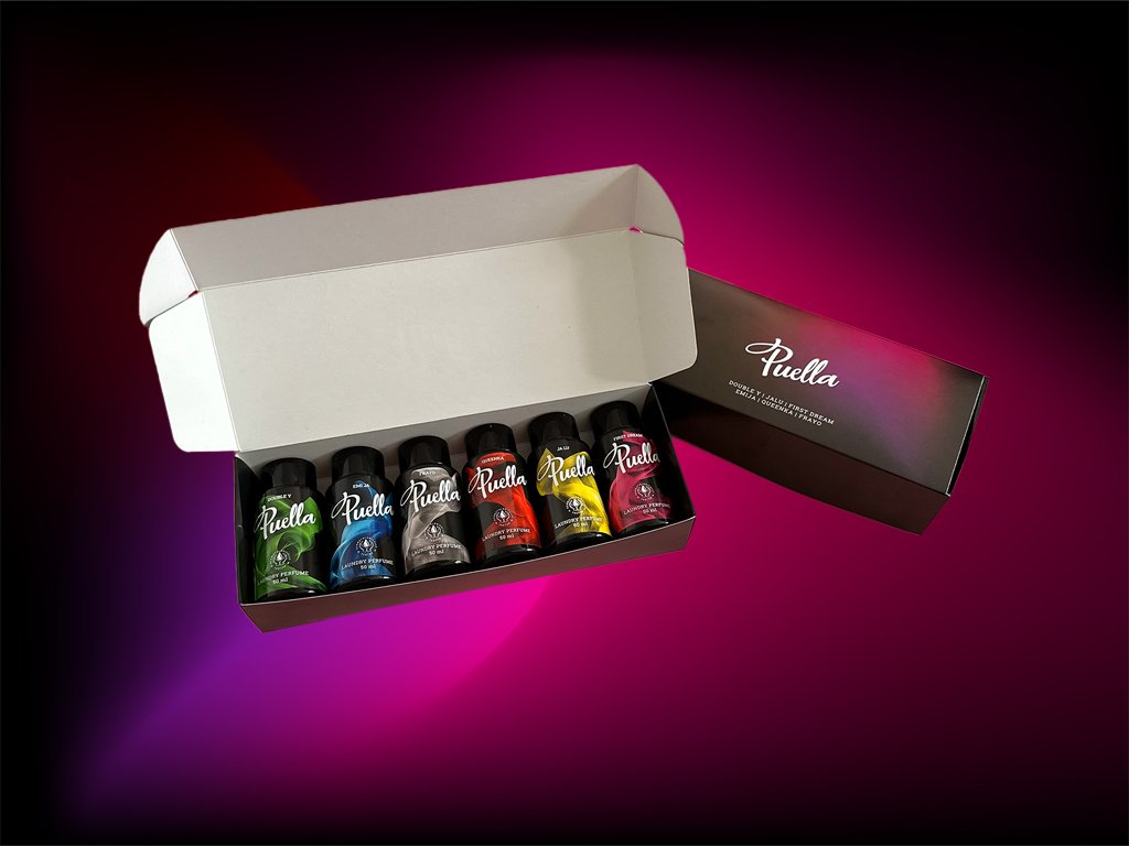 puella Gift Pack of Puella Laundry Perfumes 6 x 50 ml