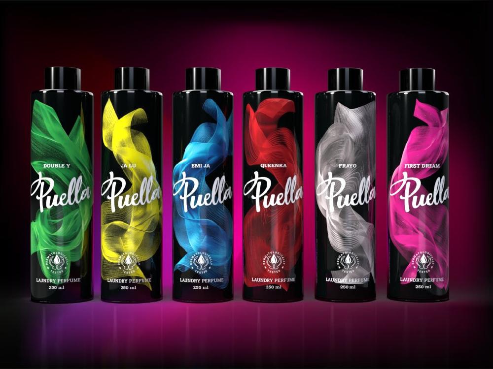 puella Medium Set of Puella Laundry Perfumes 6 x 250 ml