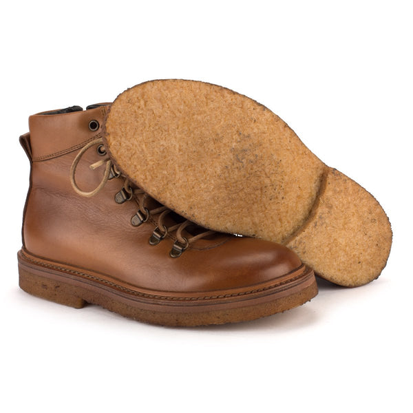 Punto Pigro COLLEGE25 ANKLE BOOTS – Tan