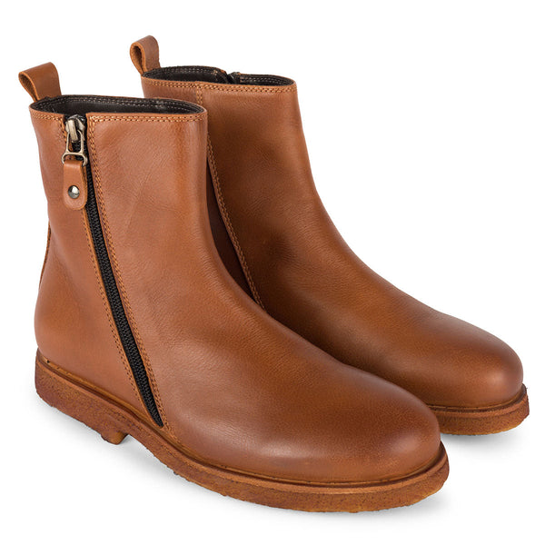 punto pigro DRESS 53 ANKLE BOOTS – Tan