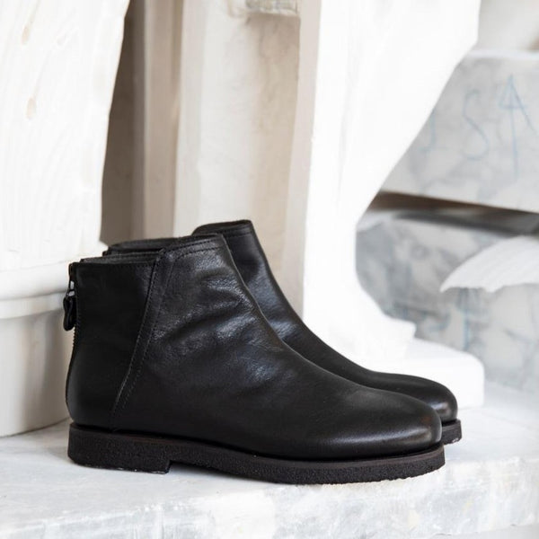 Punto Pigro DRESS05 ANKLE BOOTS – Black