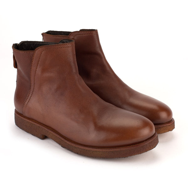 Punto Pigro DRESS05 ANKLE BOOTS – Tobacco