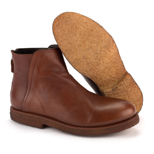 Punto Pigro DRESS05 ANKLE BOOTS – Tobacco