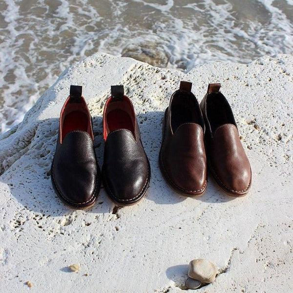 punto pigro HAND 06 – Leather slippers