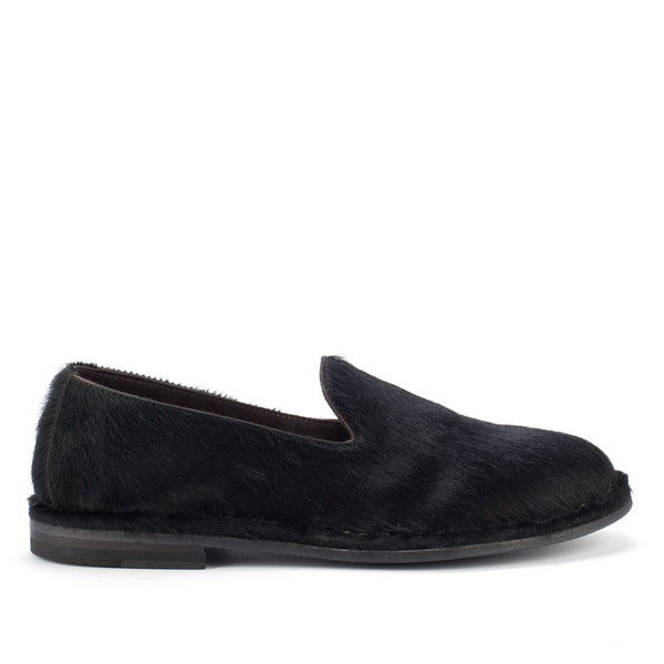punto pigro HAND 06 SLIPPERS – Black Pony