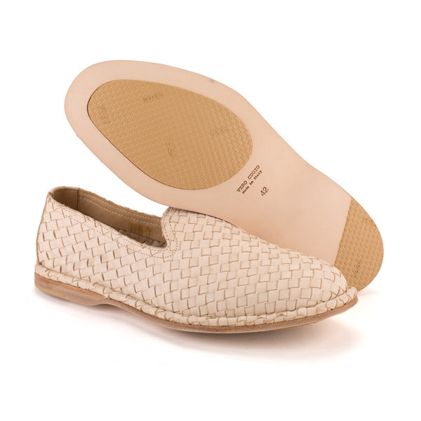 Punto Pigro HAND 06 WOVEN SLIPPERS – Natural