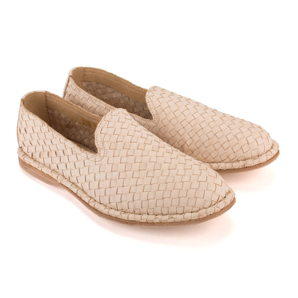 punto pigro HAND 06 WOVEN SLIPPERS – Natural