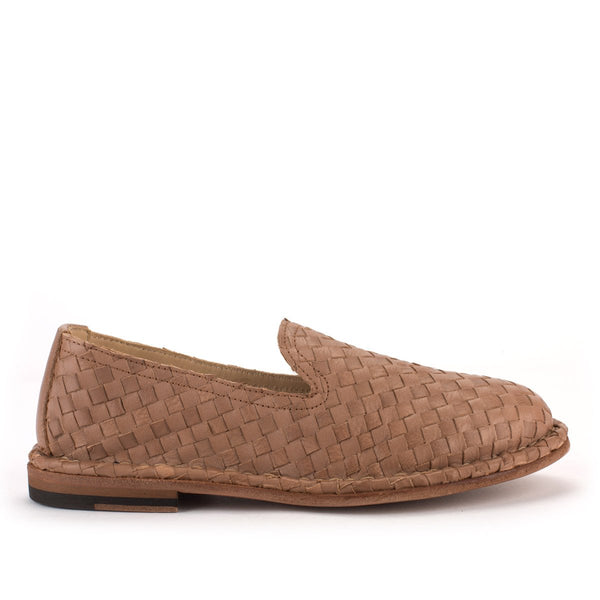 Punto Pigro HAND 06 WOVEN SLIPPERS – Taupe