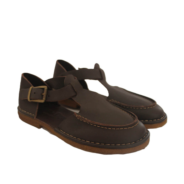 Punto Pigro HAND 1112 CREPE - Moccasin Mary Jane