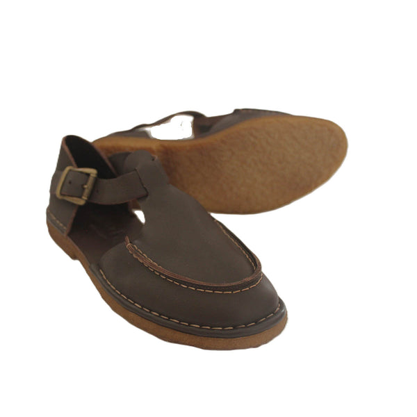 Punto Pigro HAND 1112 CREPE - Moccasin Mary Jane