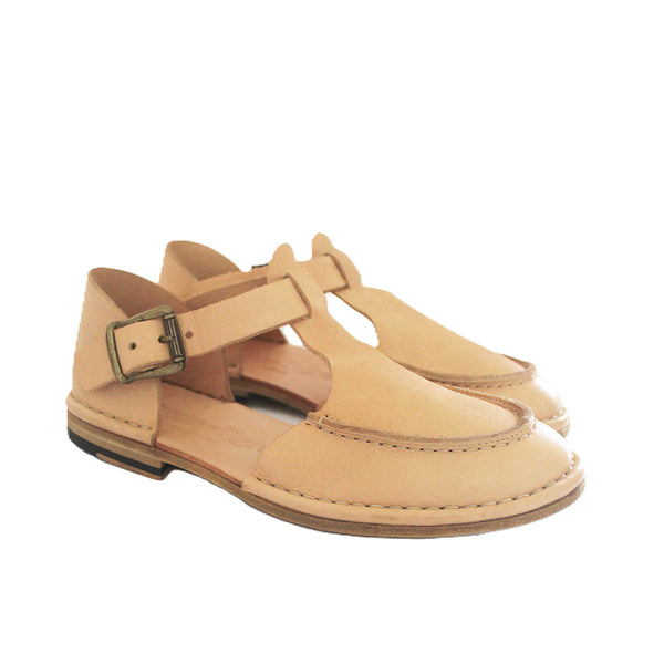 Punto Pigro HAND 1112 LEATHER - Moccasin Mary Jane