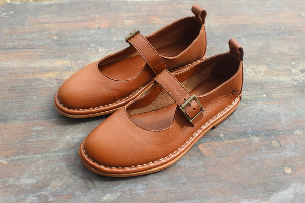 Punto Pigro HAND 80 LEATHER - Mary Jane Flats