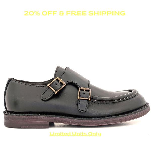 punto pigro ID DRESS 99 - Double Monk Strap Shoe