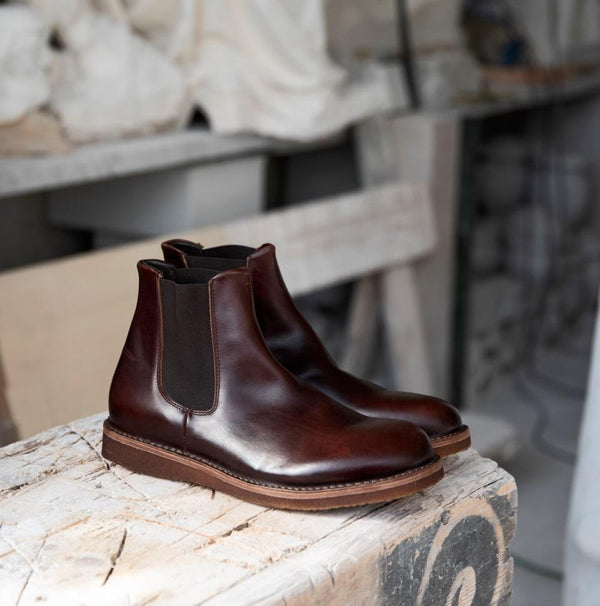 punto pigro MR PARKER CHELSEA BOOTS – Coffe