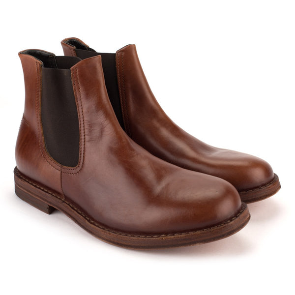 Punto Pigro MR PARKER CHELSEA BOOTS – Tobacco