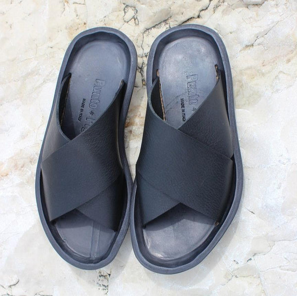 Punto Pigro OP-N07 W – Leather Sandals