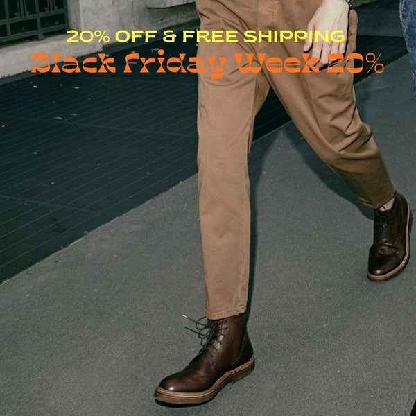 punto pigro SCHOTT ANKLE BOOTS – Brown