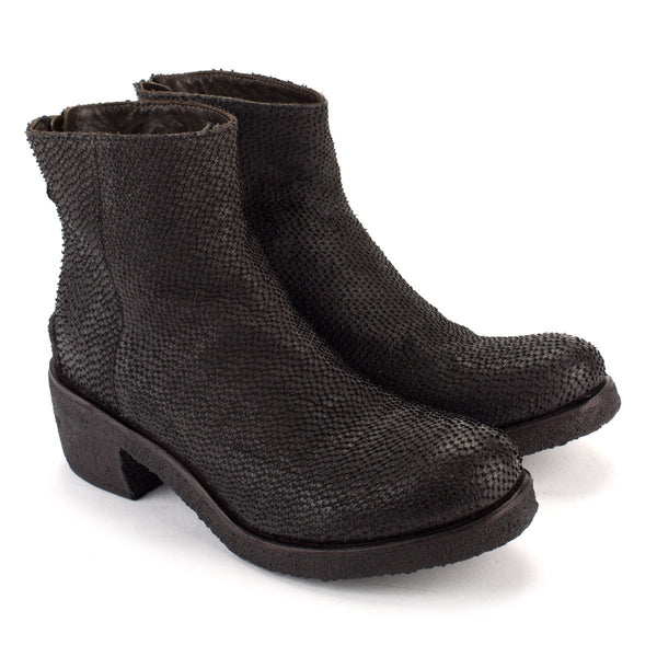 Punto Pigro TEXAS 03 CARVED BOOTS – Black