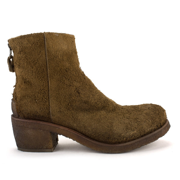 Punto Pigro TEXAS 03 ROUGH SUEDE BOOTS – Moss