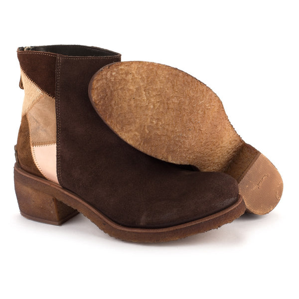 Punto Pigro TEXAS 03 SUEDE BOOTS – Patchwork Coffe