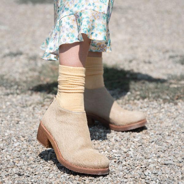 punto pigro TEXAS 24 ANKLE BOOTS – Pony sand