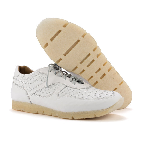 Punto Pigro WOVEN SNEAKERS – White