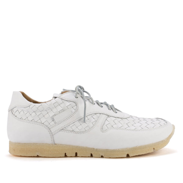 punto pigro WOVEN SNEAKERS – White