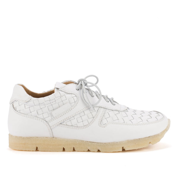 punto pigro WOVEN SNEAKERS – White