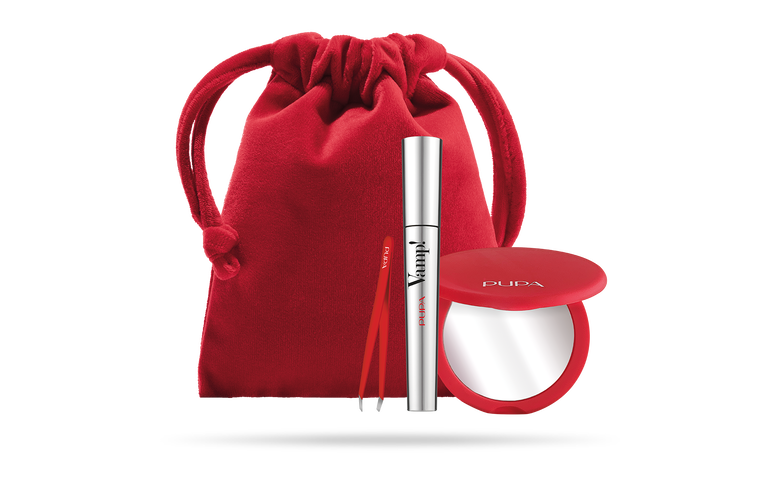 pupa milano Kit Vamp Mascara Tweezers & Mirror