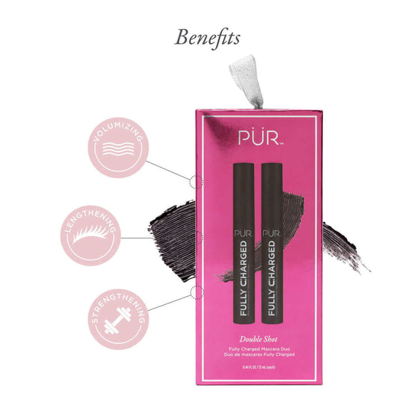 Pür Cosmetics Double Shot Fully Charged Mascara Duo