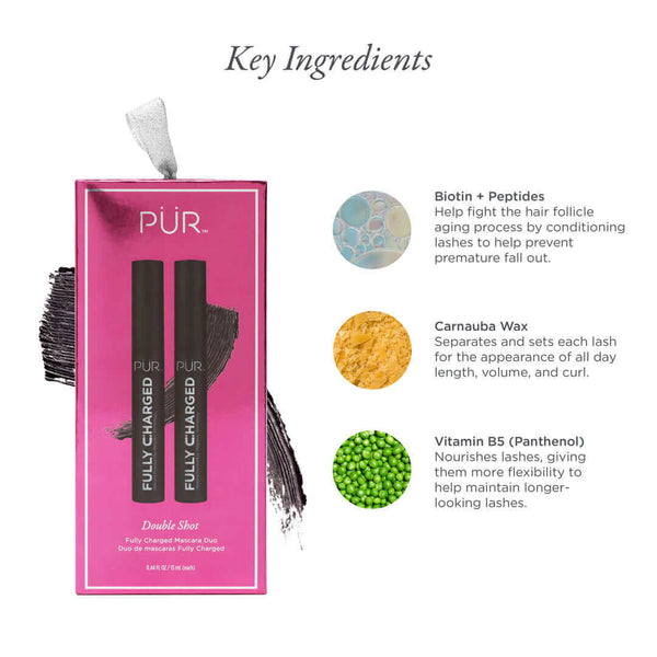 Pür Cosmetics Double Shot Fully Charged Mascara Duo