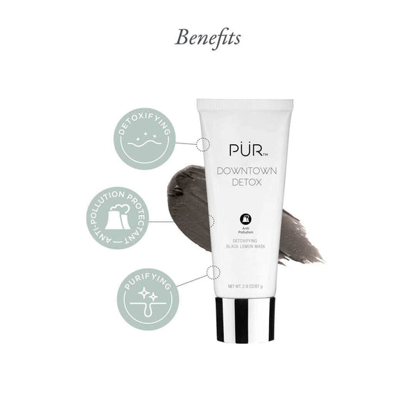 Pür Cosmetics Downtown Detox Detoxifying Black Lemon Face Mask