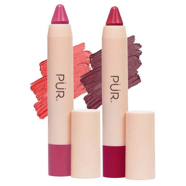 Pür Cosmetics Make Your Mark 2-Piece Silky Pout Creamy Lip Chubby