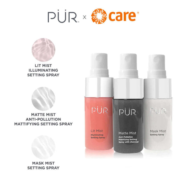 Pür Cosmetics PÜR X CARE 3-Piece Facial Mist Kit