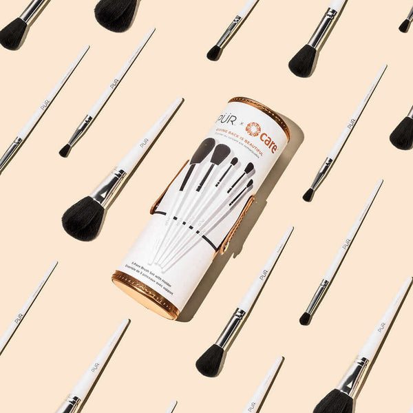Pür Cosmetics PÜR X CARE 5-Piece Brush Set With Holder