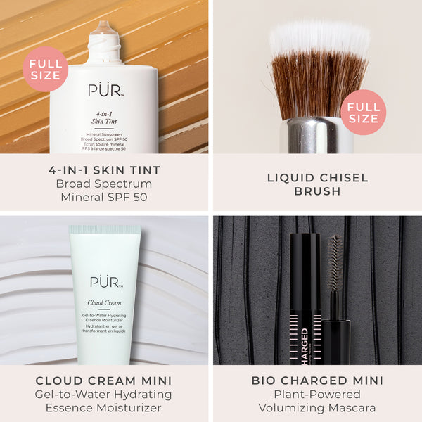 Pür Cosmetics Skin-First Essentials: 4-Piece Skin Tint Capsule Kit